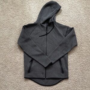 Peak Velocity Charcoal Gray Zip-Up Hoodie (Small)